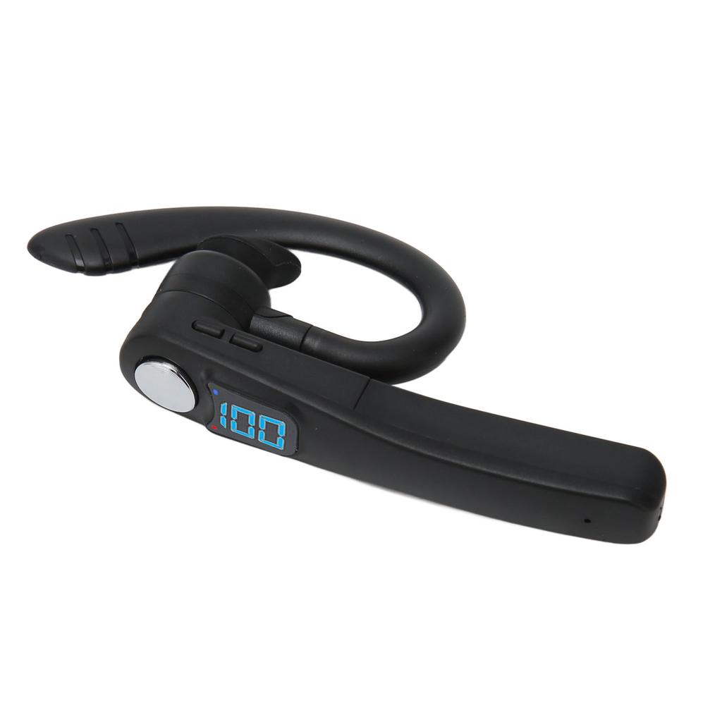 Bluetooth Earpiece Hands Free Long Battery Life Single Ear Wireless Headset with Voice Control for Driving Business X7
