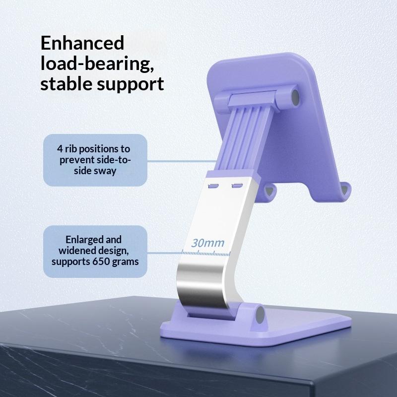 Foldable Abs Desktop Mobile Phone Stand For Smartphone Support Tablet Desk Cell Phone Portable Scalable Holder Bracket