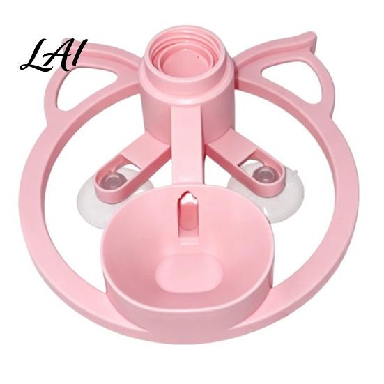 Indoor Cat Water Station Automatic Dispenser Bottle Adapter Pet Dispenser with Suction Cups Hydration System Non-Slip Portable Drinking for