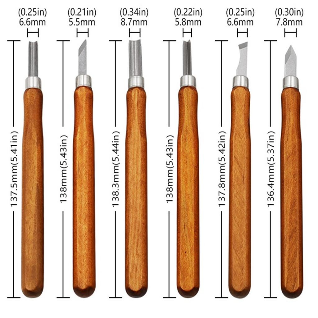 12pcs Wood Carving  Set For Woodworking Wood Carving Knife Set Hand Tool Kit For Carpenter Craftsman Gifts