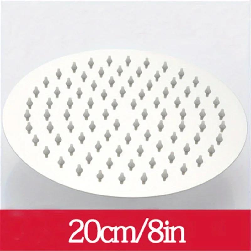 Duschkopf Ultradünn Druckbeaufschlagt Badezimmer Wasserfall Regendusche Badezimmerzubehör Edelstahl Top-Sprinkler