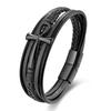 Armbanden Mannen Kruis Leren Armbanden Sieraden Mannen Sieraden