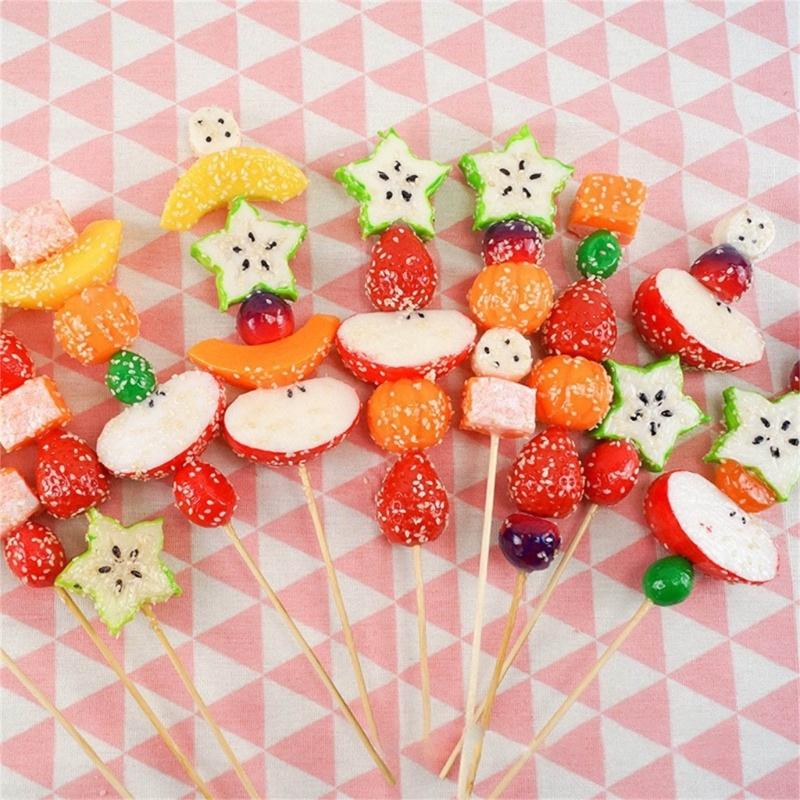 Realistic Simulation Candied Haws Artificial Fruit for Photography Props
