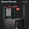Wasserzirkulation Aquarium Strömungspumpe Leuchtende Wasserströmungspumpe Selbstrotierendes Lüfter-Kit Meerwasseraquarium