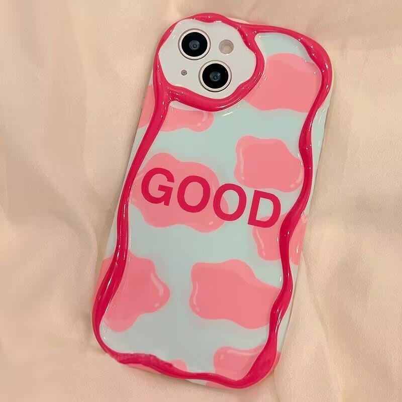 Letters Phone Case for Xiaomi Redmi Note 13 Pro 5G 12 4G 13 Pro Plus 11 10 Pro 12S Redmi 13C 12C 12 3D Wavy Curved Edge Cover