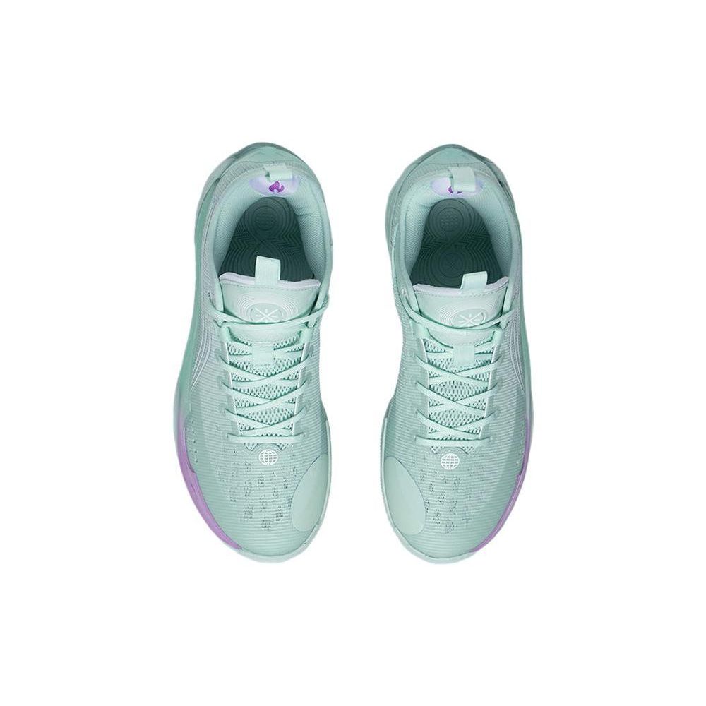 Li Ning Wade Way 808 2.0 Non-Slip Wear-Resistant Breathable Low-Top Basketball Shoes Men sneaker Green ABPS037-10