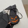 Halloween pumpkin bag women's new niche design personalized mobile phone bag casual messenger bag tide