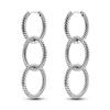 Plated Hoop Earring for Woman Original Eardrop Pendientes Fashion Jewelry Gift