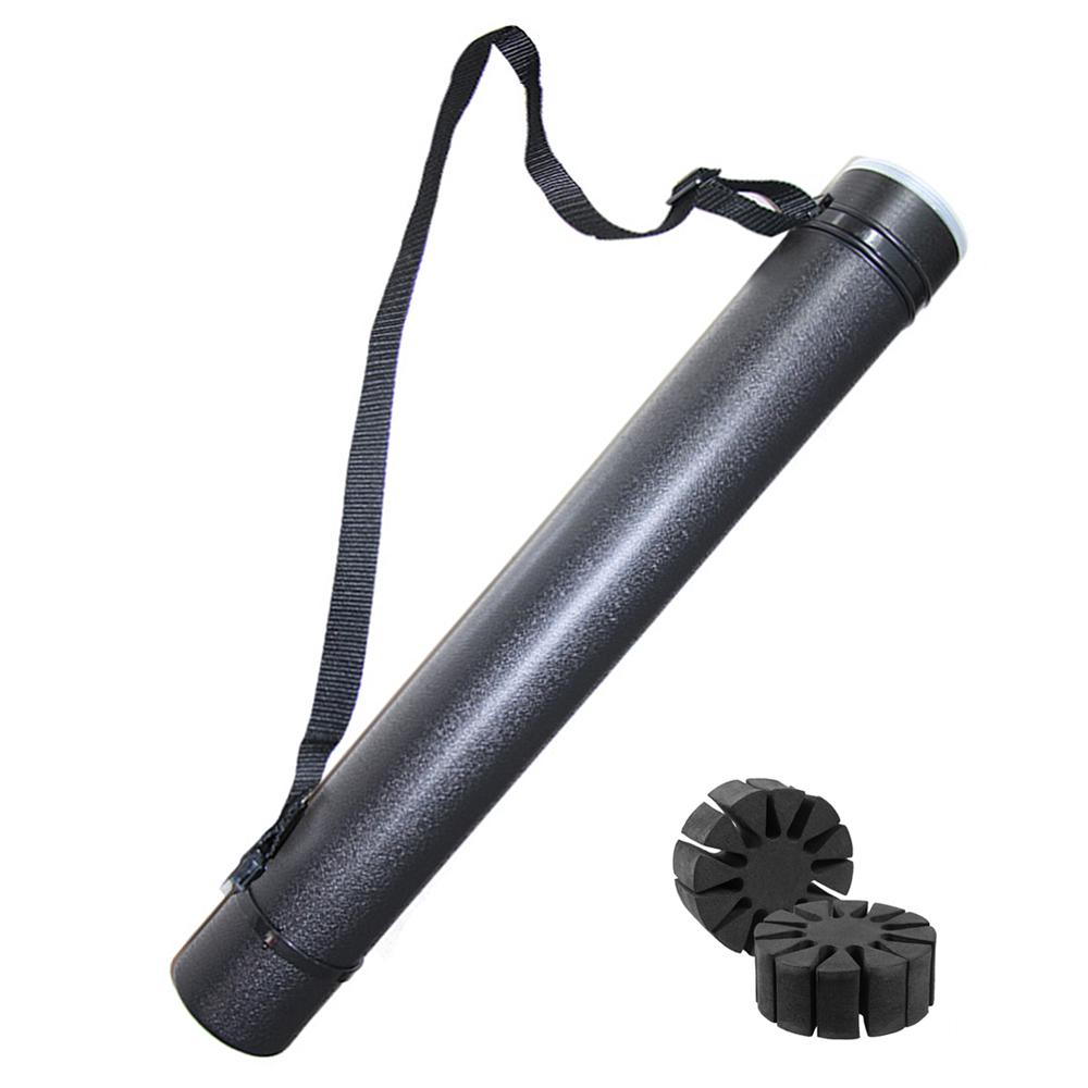 Teleskopischer Bogenschießpfeilkoffer Trägerrohr mit 2 Stück Schaumstoff-Pfeilhaltern