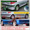 4 Stücke Auto Kotflügel Schmutzfänger Vorne Hinten Schmutzfänger Schlamm Spritzschutz Kotflügel Für Peugeot 206 1998-2012 Fließheck