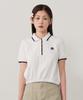 COVERNAT WOMAN Cool Pique Collared T-Shirt White