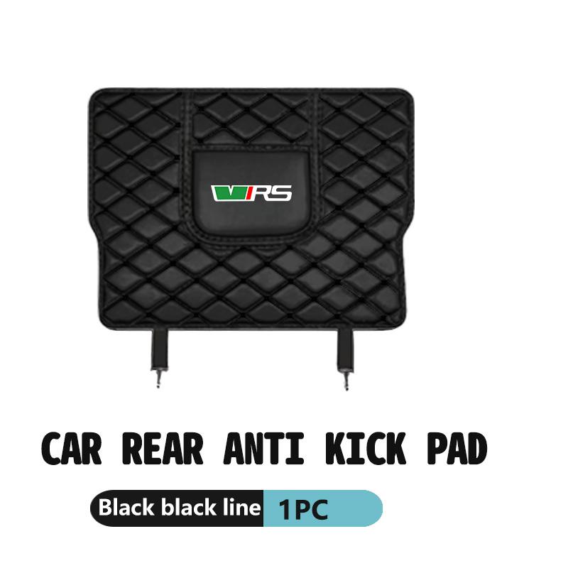 KIAY9 Voor Skoda Autostoel Rugleuning Anti Kinderen Trapschoen Beschermer Mat Auto Interieur Accessoires Fabia Kamiq Superb Scala Enyaq-iV MK3