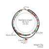 Christmas Tree Rice Beaded Chain Santa Cartoon Pendant Bracelet  Women