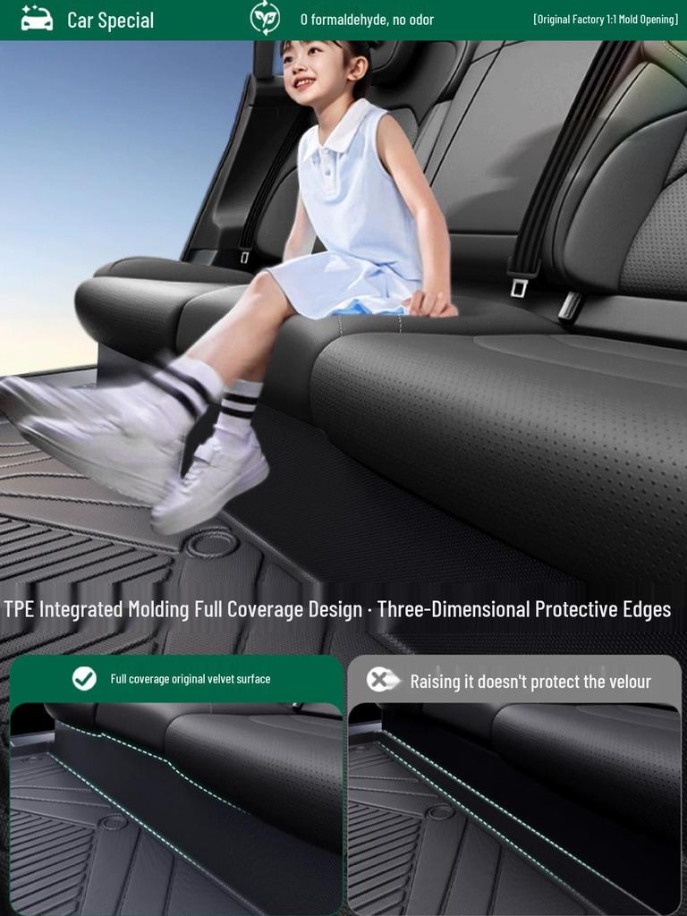 Full Coverage TPE Car Floor Mats for Honda Accord, CRV, Civic, XRV, Geely, Binzhi
