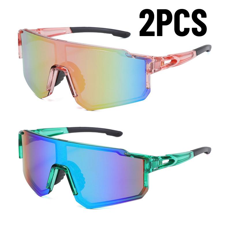 1/2PCS Outdoor MTB Driving Glasses Cycling Sunglasses UV400 Women Sports Running Eyewear Men Road Bicycle Glasses Bike Goggles