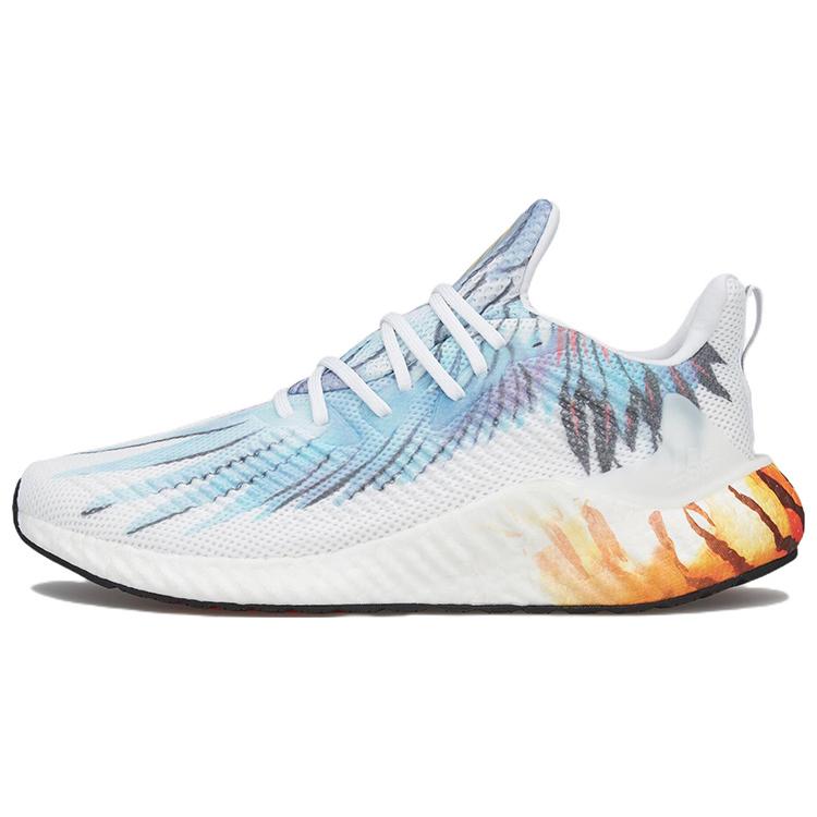 

new Adidas Alphaboost Low Top Casual Blue White 36.5