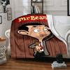 1pc Mr Bean1 Blanket, Gift, for Men and Women, Soft Blanket, Good for Sofa Bed Couch Travel, Lightweight Flannel Blanket
