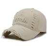 Streetwear Vintage Baseball Cap With Embroidered Letters For Men Women Outdoor Sun Protection
