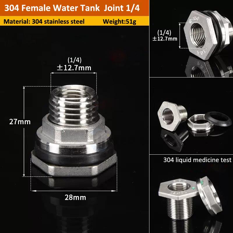

1/2” 3/4” 1” 1-1/4” 2 BSP Male Thread 304 Stainless Steel Pipe Single Loose Key Swivel Fitting Nut Water Tank Jointer Connector 1PCS