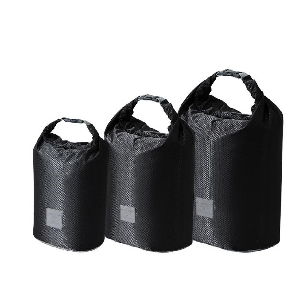 3pcs Folding Vacuum Compression Storage Bags Handheld Dry Storage Bag Clothes Storage Bag Travel чёрный 1190₽