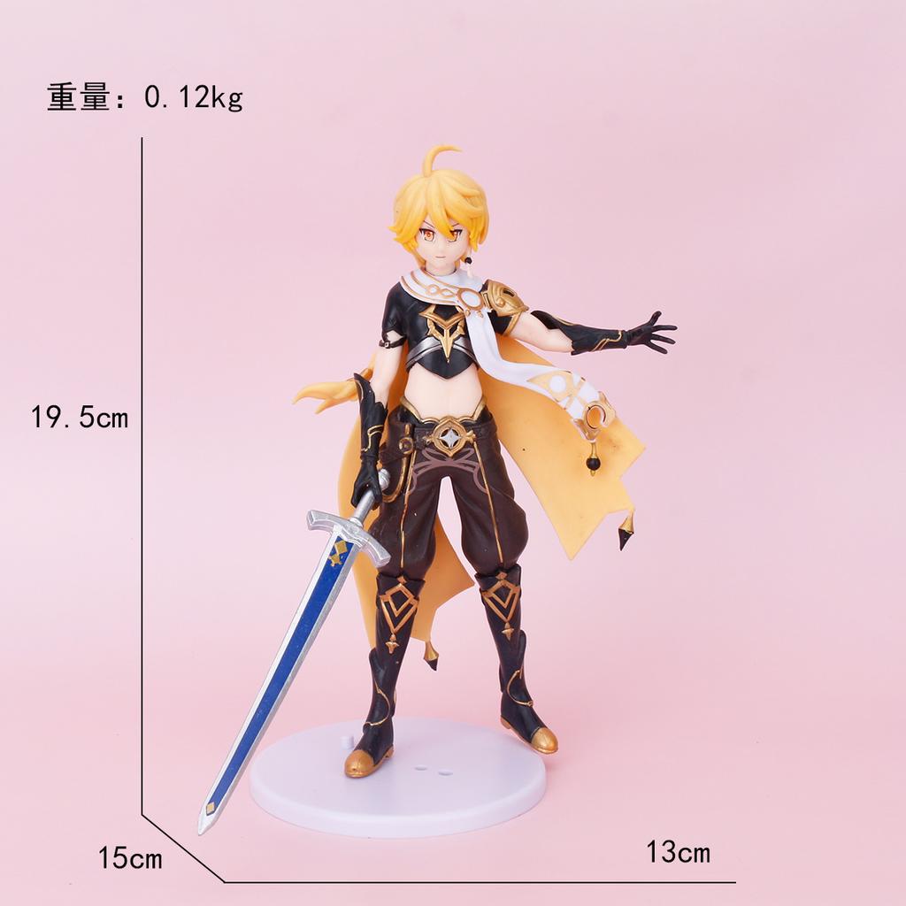 Genshin Impact Raiden Shogun Paimon Klee PVC Anime Figurine Set Collectible Toy For Fans Desk Home Decor Birthday Holidays Gift