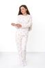 Pajama Set (women) – Soft Cotton Fleece, Long Sleeve & Pants, Demi-season 8240-024-1 HC