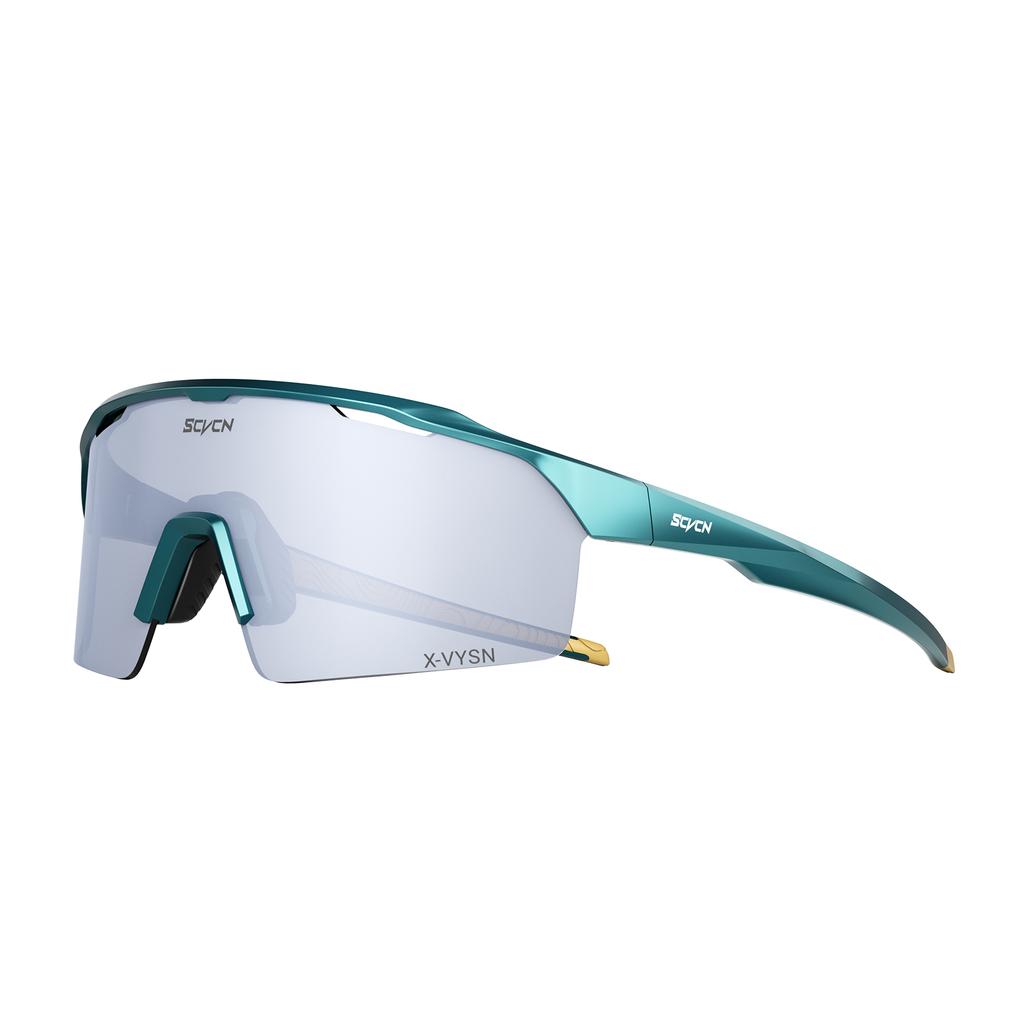 SCVCN Fashion Sunglasses for Men Photochromic Cycling Glasses Blue Cycl Mountain Bicycle Goggles Eyewear Sports Hiking UV400