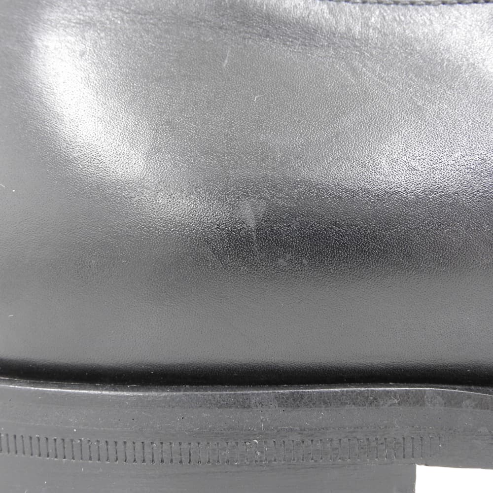 Giorgio Armani Men's Leather Double Monk Strap Shoes, Black, Size 40, XGU200 Shoes 40 blackUsed