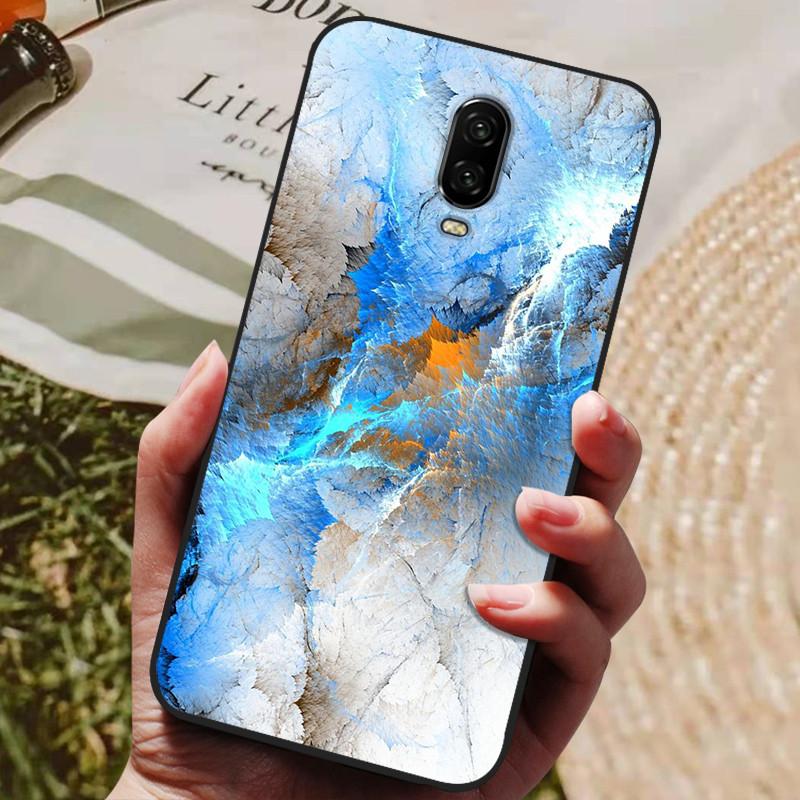 For Oneplus 6 6T Case Silicone Soft TPU Back Cover Phone Case For One Plus Oneplus 6t 6 T Case Black Cover Coque Fundas Capa