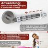 Silicone Door Stopper Wall Protector Door Handle Transparent Bumper Anti Crash Cover Pads Doorknob Protected Shockproof O Rings