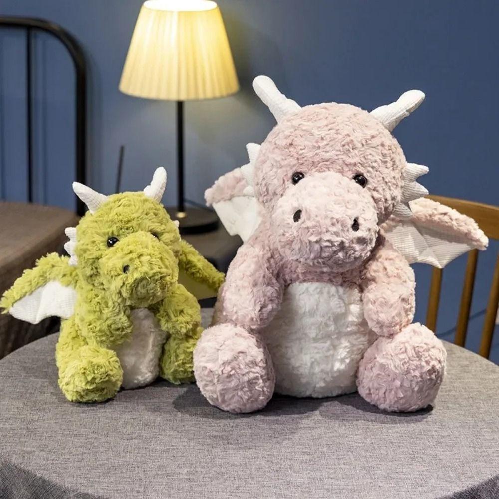 Sitting Dragon Cartoon Sitting Dragon Plush Doll Flying Dragon Stuffed Animal Doll  Room Decoration