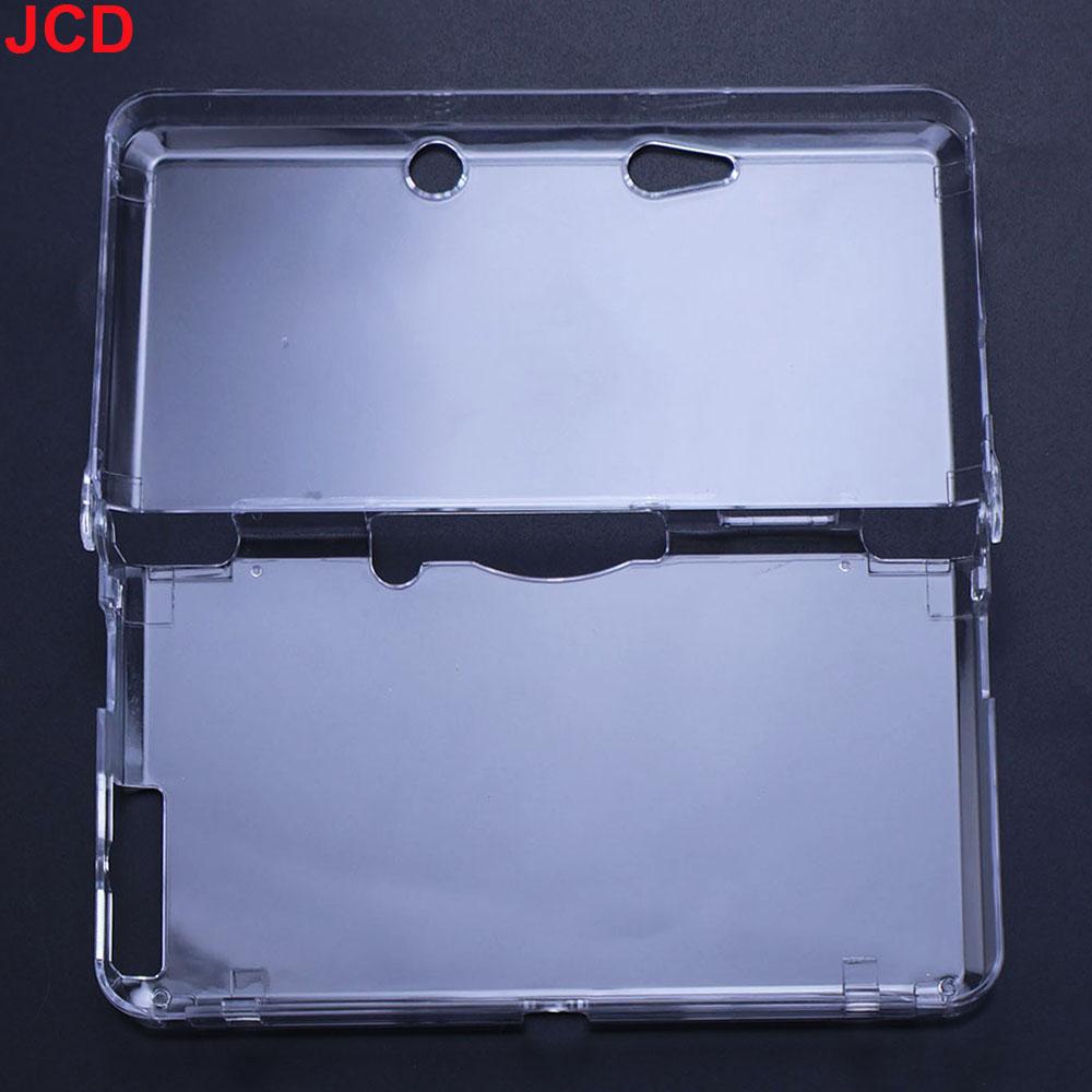 JCD Plastic Clear Crystal Shell Skin Case Cover For 3DS 3DS XL LL New 3DS New 3DS XL/LL Game Console With Screen Protective Film