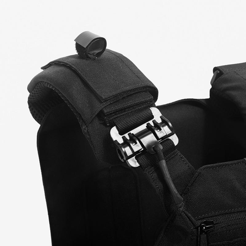 Tactical Vest Outdoor Sports Black Multi-Functional Quick-Release Utility Airsoft Paintball Shooting Training