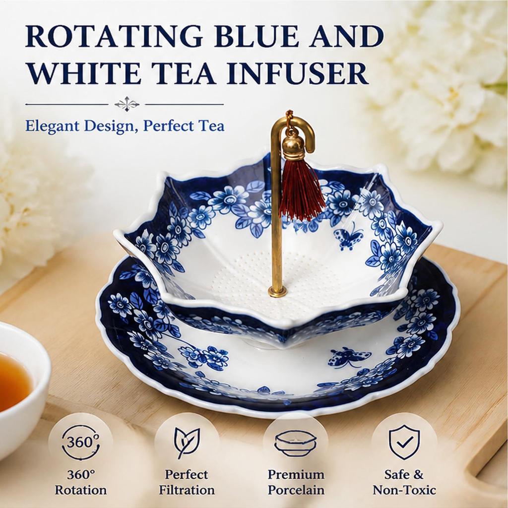 Tea Infuser Multi-Purpose Umbrella Shape Umbrella Tea And Coffee Infuser For Home Office Traveling Camping Apartment Dormitory