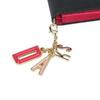 Daks Black Color Block Charm Decoration Card Wallet Dcwa2f012bk