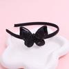 Gradient Sequin Bow 1cm Headband & Hair Clip - Colorful Kids' Party Accessories
