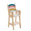 Tooky Toy Childrens/Kids Wooden Doll High Chair