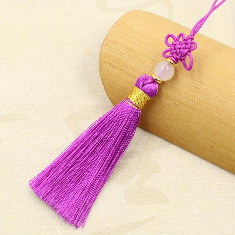 Chinese Knot Tassel Pendant With Lucky Beads, Chinese New Year Decoration, Pendant Ornaments For Spring Festival, Lunar New Year