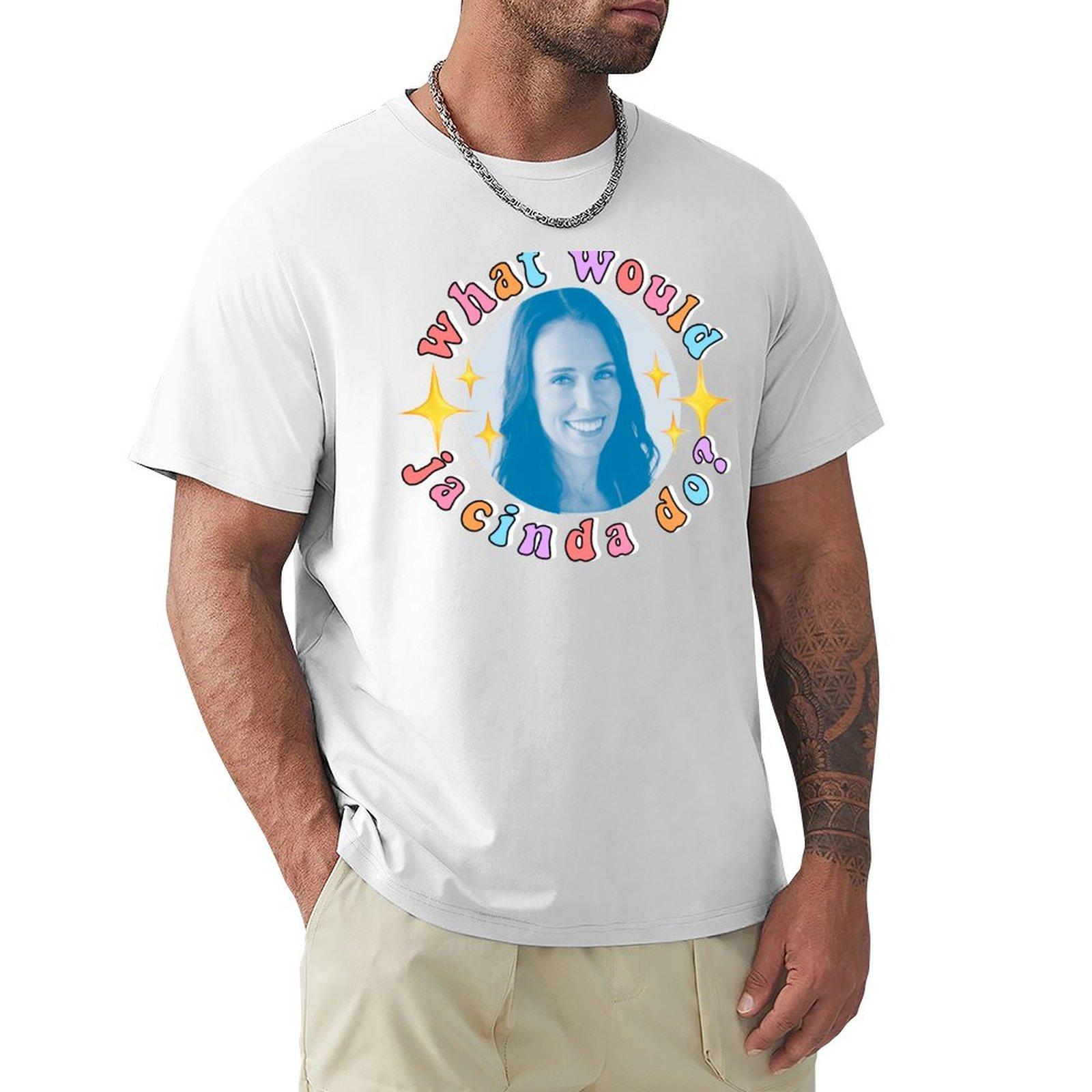 What would jacinda do Pastel sparkles version TShirt Aesthetic clothing cute clothes cotton graphic tees compression shirt men S