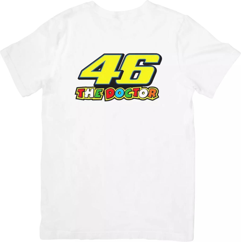 Valentino Rossi Moto Gp Music Fit for Men & Women Quality Cotton T-Shirt White.