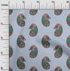 oneOone Cotton Flex Fabric Paisley Block Printed Craft Fabric BTY 40 Inch
