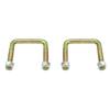 Golf Cart Replacement U-Bolt 1Pair with Metal Construction for Nut-Tightened Fastening during Installation and Golf Cart Maintenance