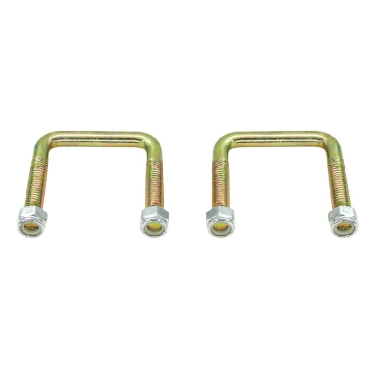 Golf Cart Replacement U-Bolt 1Pair with Metal Construction for Nut-Tightened Fastening during Installation and Golf Cart Maintenance