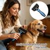 Pet Grooming Dematting Comb with Stainless Steel Blades and Ergonomic Handle for Removing Mats and Tangles from Fur and Coat