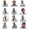Dr. Nu Grappige Arts Magnetische Kluis & Koelkast Sticker
