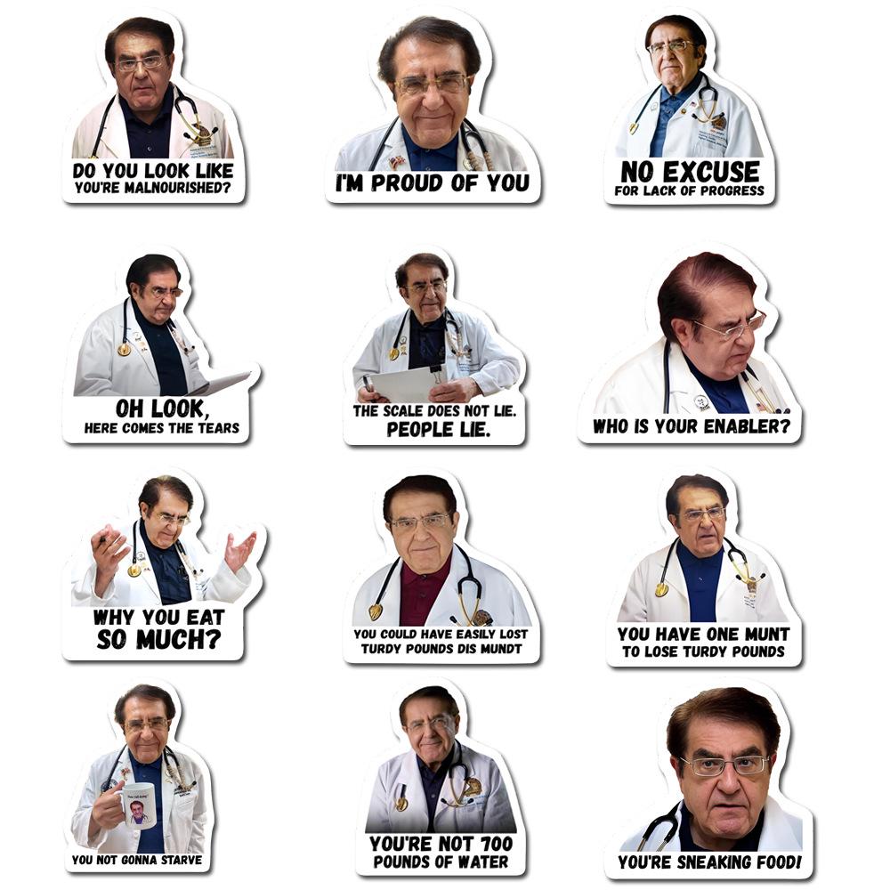 Dr. Nu Grappige Arts Magnetische Kluis & Koelkast Sticker