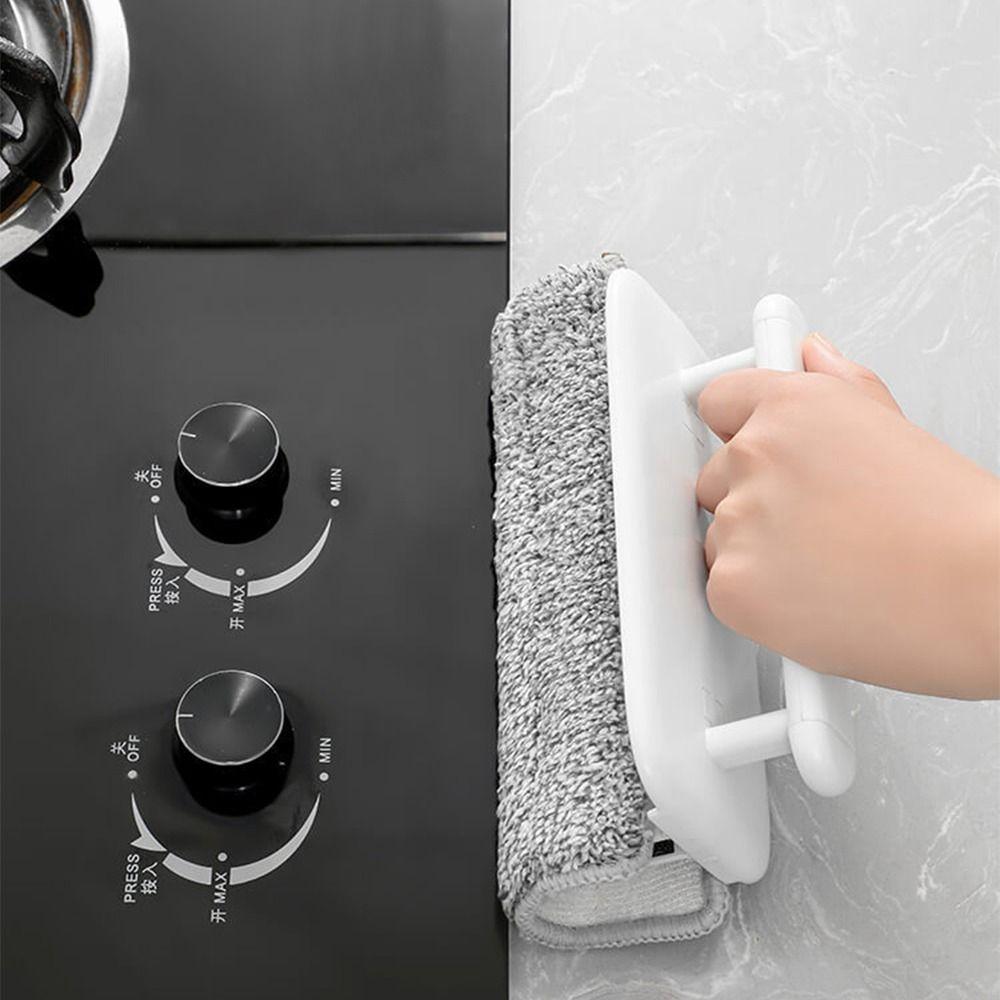 Detachable Window Washing Brush Ergonomic Handle Window Groove Cleaning Tool Kitchen Surfaces
