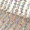 Electroplated Four-Leaf Clover Sherpa Beaded Jewelry Accessories for DIY Necklaces