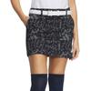Adidas Women's Graphic Print Stretch Golf Skirt, NMJ51, Black, Size J/M