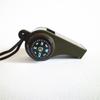 Field Survival Supplies Whistle Compass Magnifying Glass Flashlight